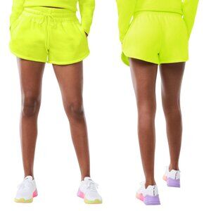 LOVE&SPORTS Neon Fleece Varsity Shorts SZ small 4/6 NEW!